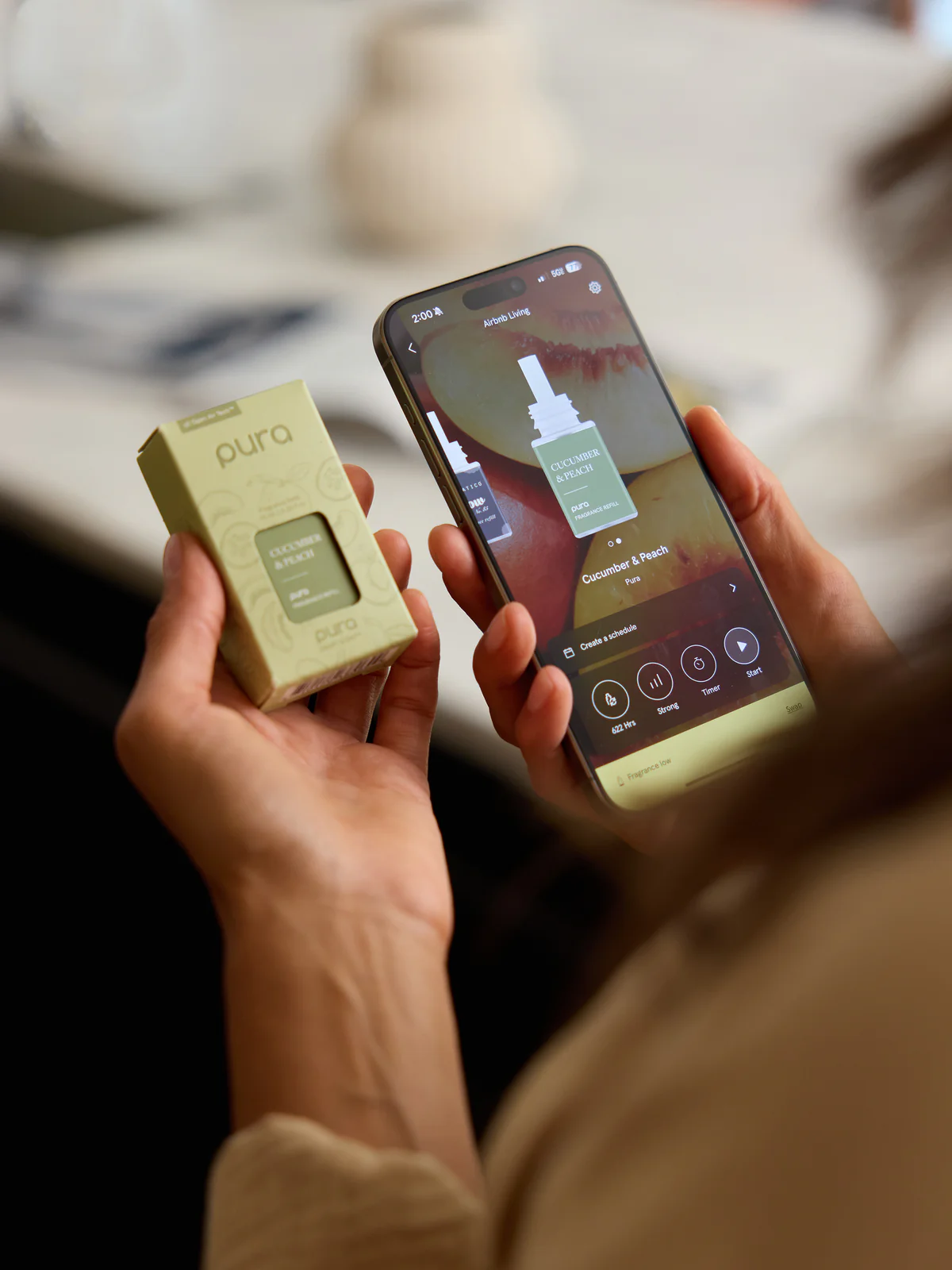 Pura Plus™ Smart home fragrance diffuser